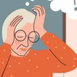 Illustration of someone wondering if they have dementia