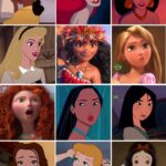 List of Disney princesses a user could potentially receive as their quiz result